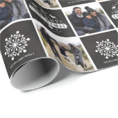  kerstfoto Chalkboard Merry Cadeaupapier (Rol Hoek)