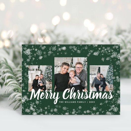 kerstfoto-collage briefkaart