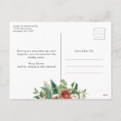 kerstfoto-collage feestdagenkaart (Achterkant)