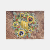 kerstfoto Collage Holiday Foto Fleece Deken (Voorkant (Horizontaal))