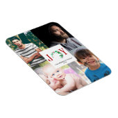 Kerstfoto Collage Joy Familie Afbeeldingen Magneet (Rechterzijde)