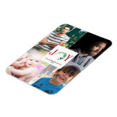 Kerstfoto Collage Joy Familie Afbeeldingen Magneet (Linkerzijde)