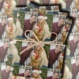Kerstfoto Familie Inpakpapier Vel