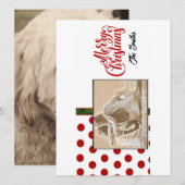 Kerstfoto Feestdagen Feestdagenkaart (Voorkant / Achterkant)