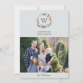 kerstfoto Feestdagen landschapsfoto Kaart (Voorkant)