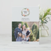 kerstfoto Feestdagen landschapsfoto Kaart (Staand voorkant)