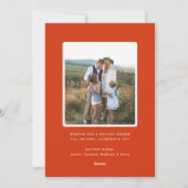 kerstfoto feestdagenkaart (Achterkant)