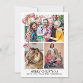 Kerstfoto Feestdagenkaart (Voorkant)