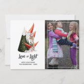 kerstfoto feestdagenkaart (Voorkant)