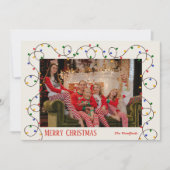 kerstfoto feestdagenkaart (Voorkant)