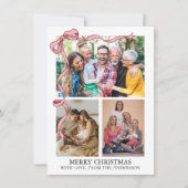 Kerstfoto Feestdagenkaart (Voorkant)