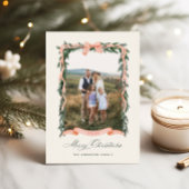 kerstfoto feestdagenkaart