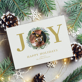 kerstfoto feestdagenkaart