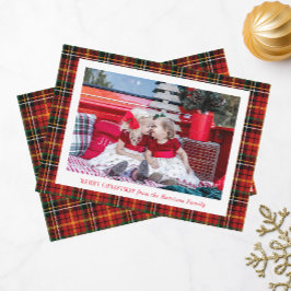 kerstfoto feestdagenkaart