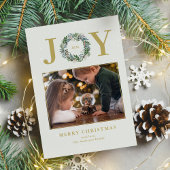 kerstfoto feestdagenkaart