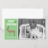 kerstfoto feestdagenkaart (Voorkant / Achterkant)
