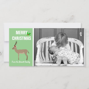 kerstfoto feestdagenkaart