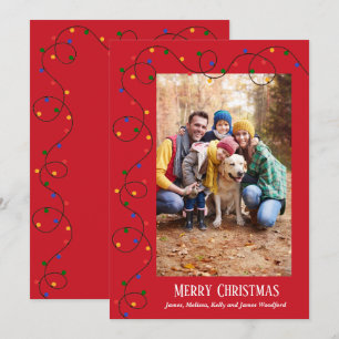 kerstfoto feestdagenkaart