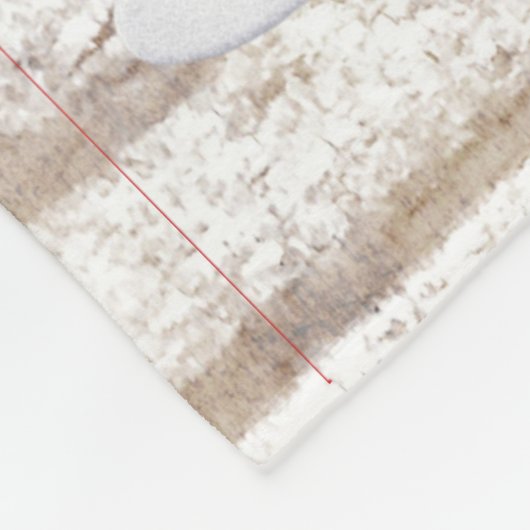 kerstfoto Fleece Blanket Deken (Hoek)