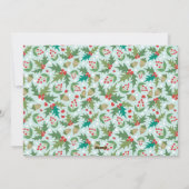 Kerstfoto geboortekaartje vredesviering feestdagenkaart (Achterkant)