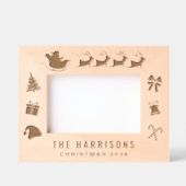 kerstfoto gegraveerde lijstjes (Voorkant)