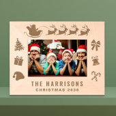 kerstfoto gegraveerde lijstjes