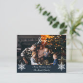 Kerstfoto Gepersonaliseerd Gepersonaliseerd Feestdagenkaart (Staand voorkant)