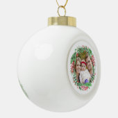 kerstfoto | Gift for Family Keramische Bal Ornament (Links)