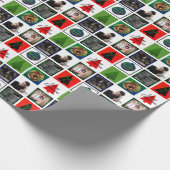 kerstfoto Gift Wrap HAMbyWG Cadeaupapier (Hoek)