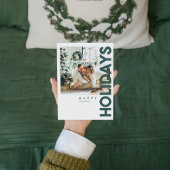 Kerstfoto | Groen Gelukkig Kerstfeest