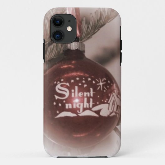 kerstfoto Holiday iPhone Case (Achterkant)