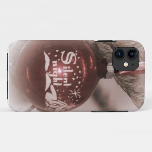 kerstfoto Holiday iPhone Case (Achterkant (horizontaal))