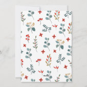 Kerstfoto Hoop Joy Love Eucalyptus Leah Ho Feestdagenkaart (Achterkant)