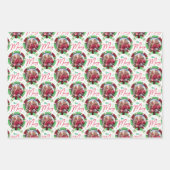 kerstfoto inpakpapier vel (Voorkant)