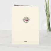 Kerstfoto Jezus Maagd Maria Jozef Feestdagen Kaart (Achterkant)