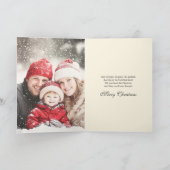 Kerstfoto Jezus Maagd Maria St Joseph Feestdagen Kaart (Binnen)