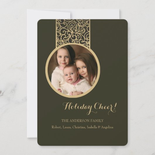 Kerstfoto kaart (Voorkant)