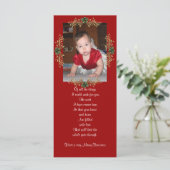 kerstfoto-Kaart (Staand voorkant)