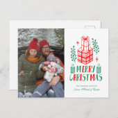 KERSTFOTO KAART | Kerstcadeaus (Voorkant / Achterkant)