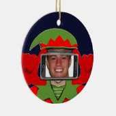 kerstfoto keramisch ornament (Rechts)