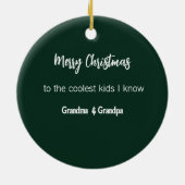 kerstfoto keramisch ornament (Achterkant)