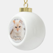 kerstfoto Keramisch Ornament (Rechts)