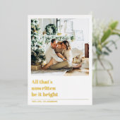 Kerstfoto | Kerstcitaat | Prettige Feestdagen (Staand Voorkant)