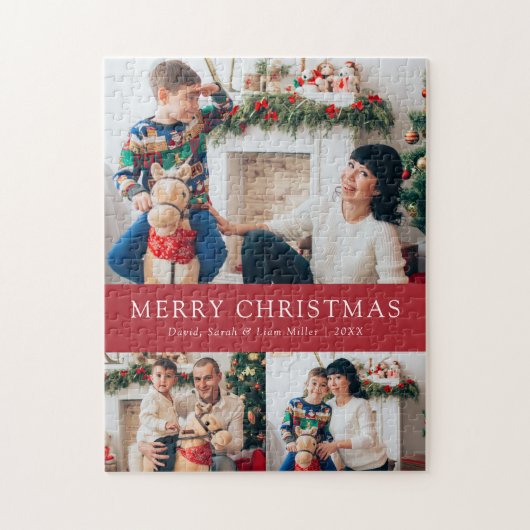 Kerstfoto Legpuzzel (Verticaal)