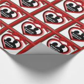 kerstfoto Lijst aangepast Cadeaupapier (Hoek)