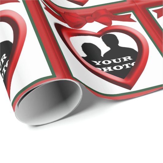 kerstfoto Lijst aangepast Cadeaupapier (Rol Hoek)