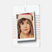 Kerstfoto Lijst DIY Sjabloon Metalen Ornament (Voorkant links)