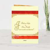 Kerstfoto Lijst Kaart (Achterkant)