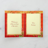 Kerstfoto Lijst Kaart (Binnen)