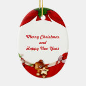 kerstfoto-Lijst Keramisch Ornament (Achterkant)